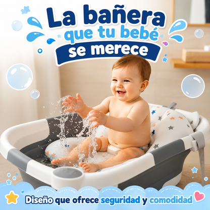 BAÑERA PLEGABLE CON TERMOMETRO + ENVIO GRATIS